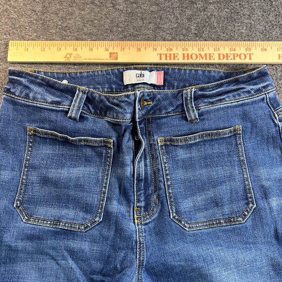 Cabi Women’s Patch Pocket Trouser Denim Jeans 4151R Size 12 - Picture 5 of 16